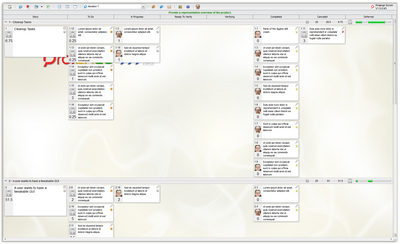 Projango - visual work management for agile teams | Scrum board | task board | Scrum tool